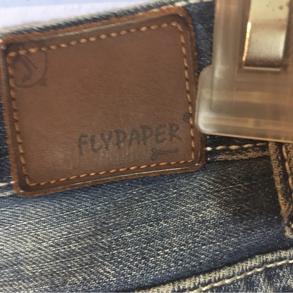 Flypaper Bootcut Jeans Mens Size 32x32 Lightly Distressed & Whiskered - Picture 15 of 16